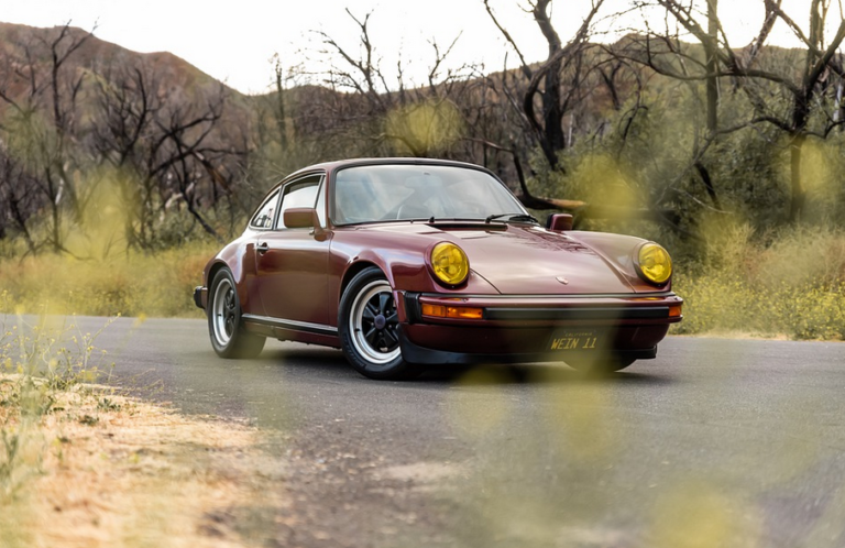 maroon car