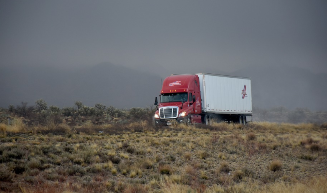 carrying a car on truck